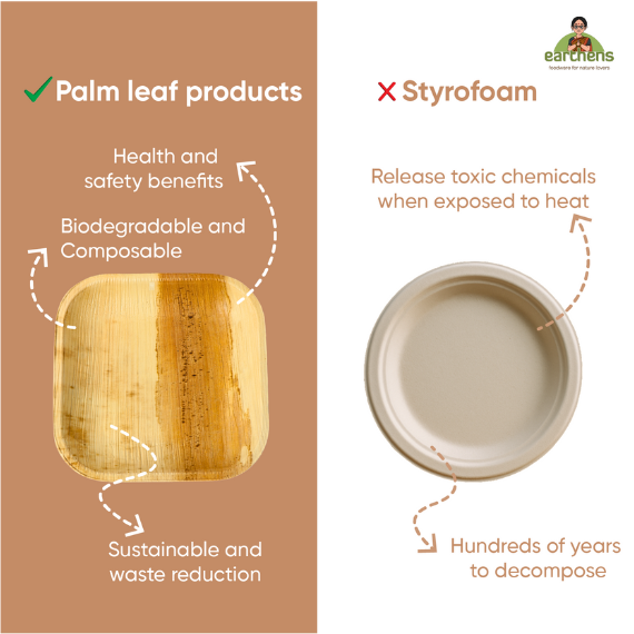 Earthens 3.5" Round Palm Leaf Bowl – Natural Beige - Image 4